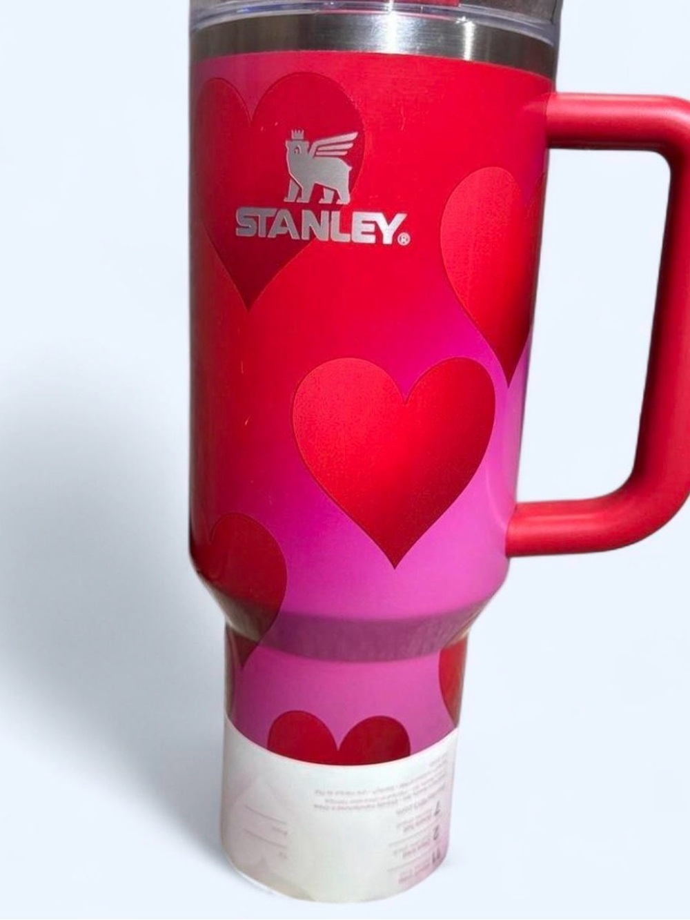 NWT limited Edition 40oz Target Exclusive Stanley Pink & Red Heart Handle Mug